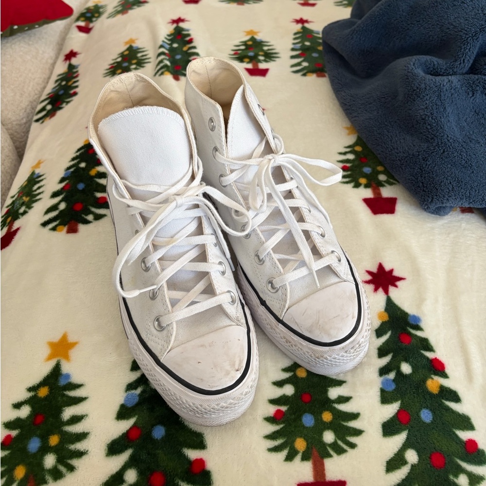 Converse platform High-Top Sneakers (white)